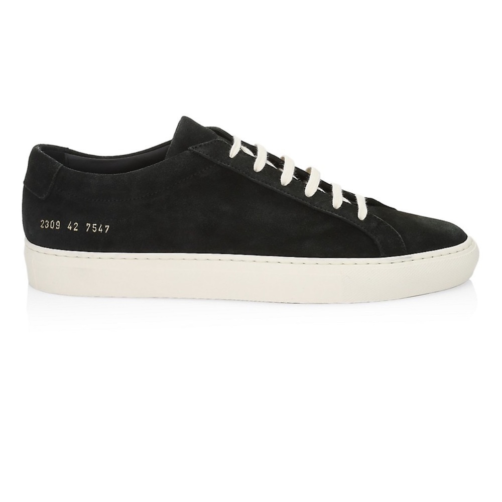 Common Projects: Achilles Low Waxed Suede Sneakers